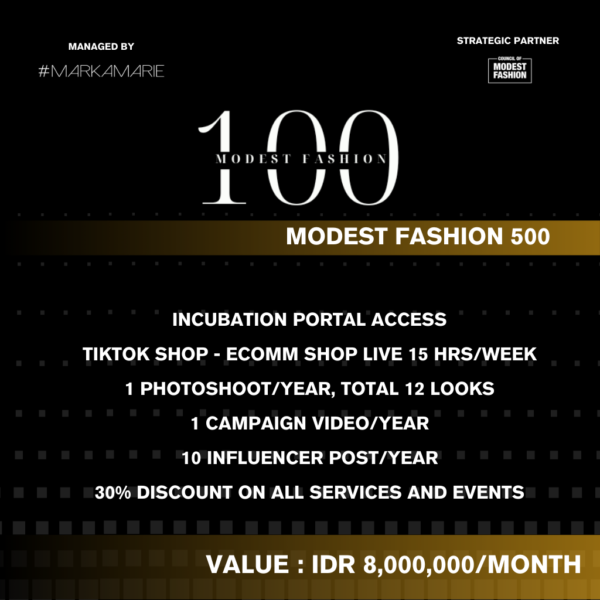 Modest Fashion 500 Monthly Plan